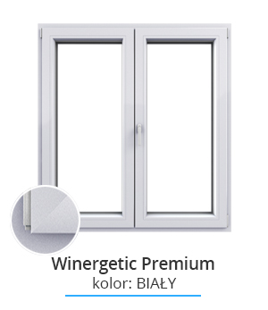 Okno Winergetic Premium, kolor: biały